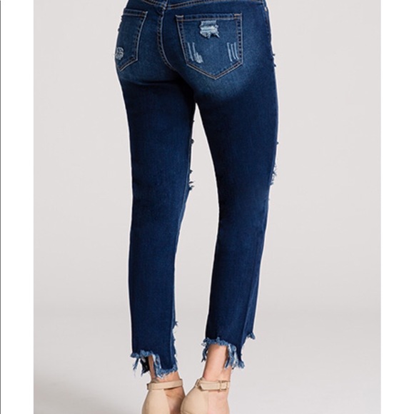 NWT Last 1! Dream Mid Rise Distressed Ankle Jean - Picture 5 of 5